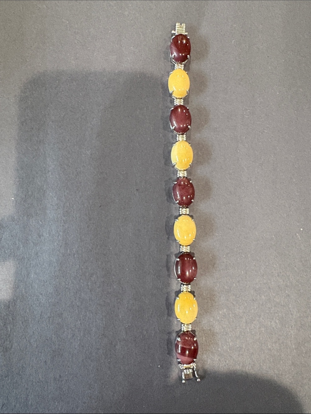 Stanley Yellow and Brown Beaded Bracelet